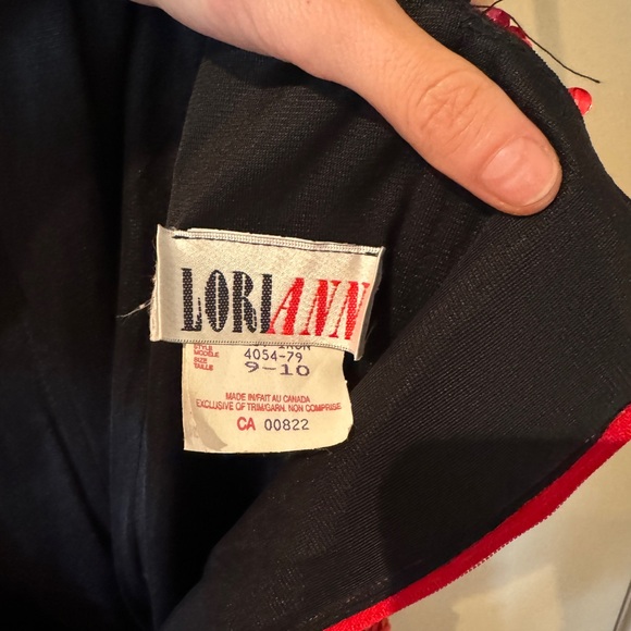 VINTAGE red sequin cocktail dress stunning! Size small - Picture 4 of 5